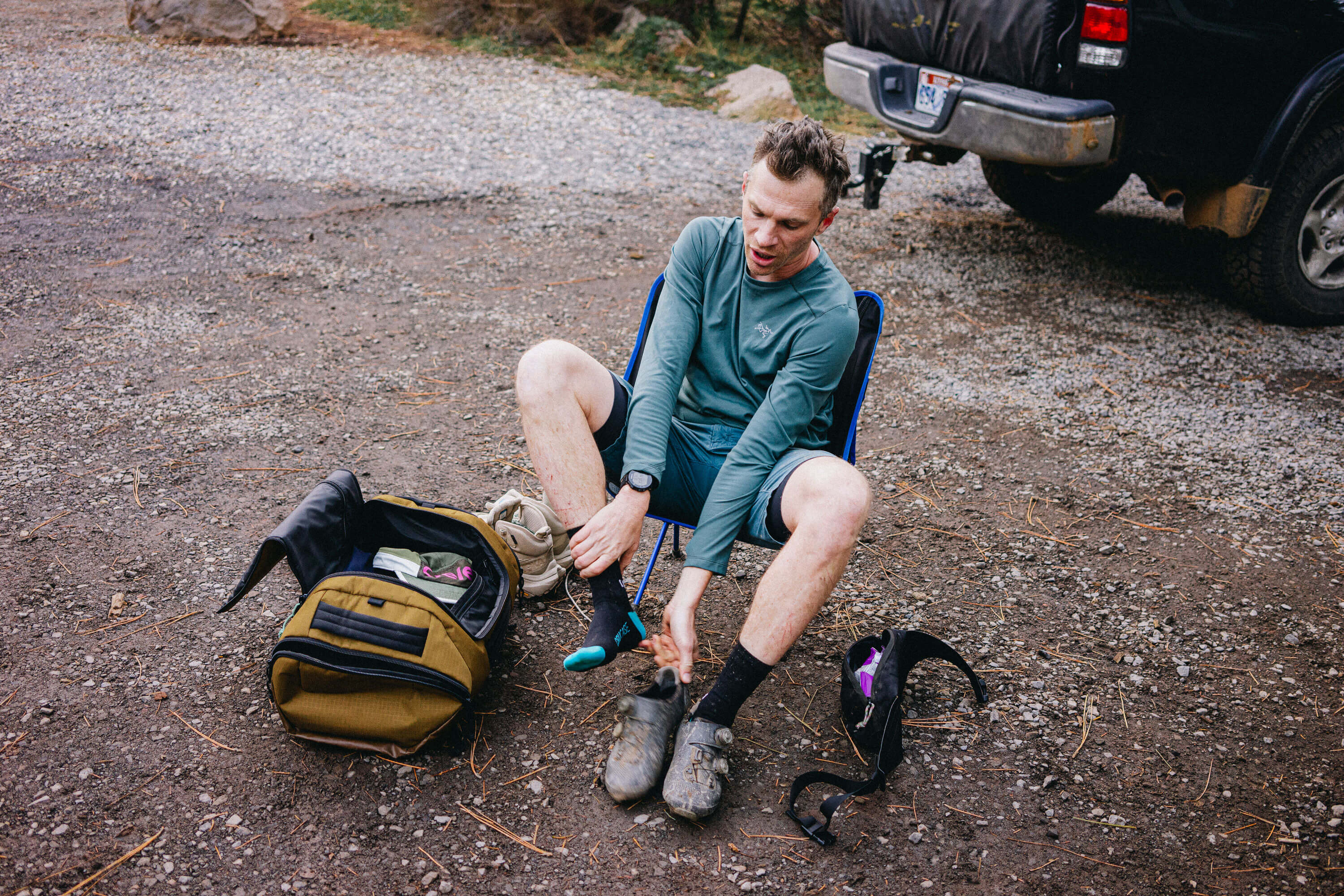 Orucase Janus duffel bag for cyclists