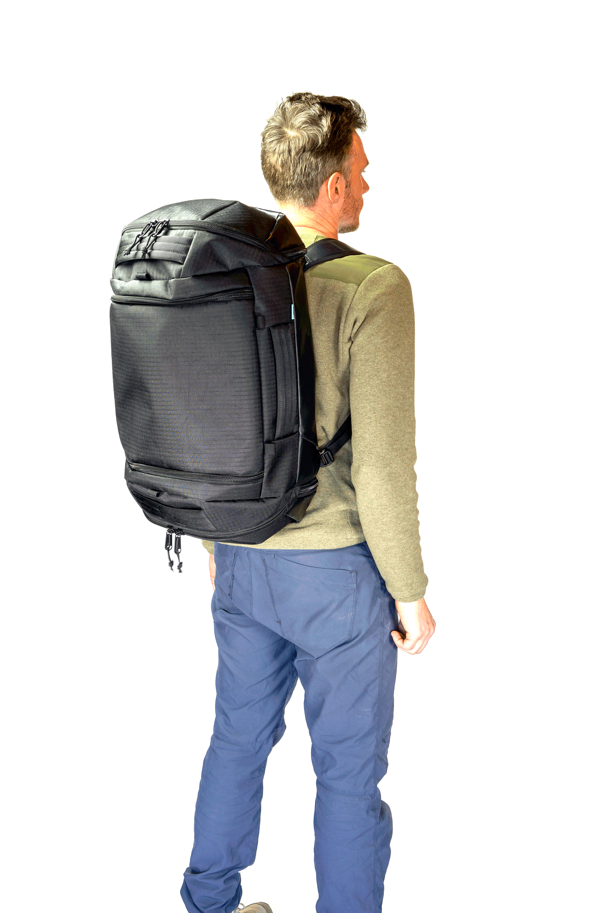 orucase janus duffel bag shoulder strap backpack strap conversion