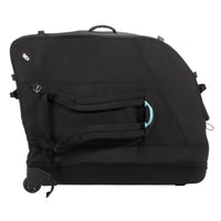 Orucase B2 Bike Travel Case - profile view with backpack straps