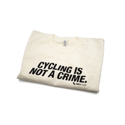Cycling Is Not a Crime T-Shirt T-Shirt 8.5 OZ GARMENT DYE T-SHIRT - Orucase