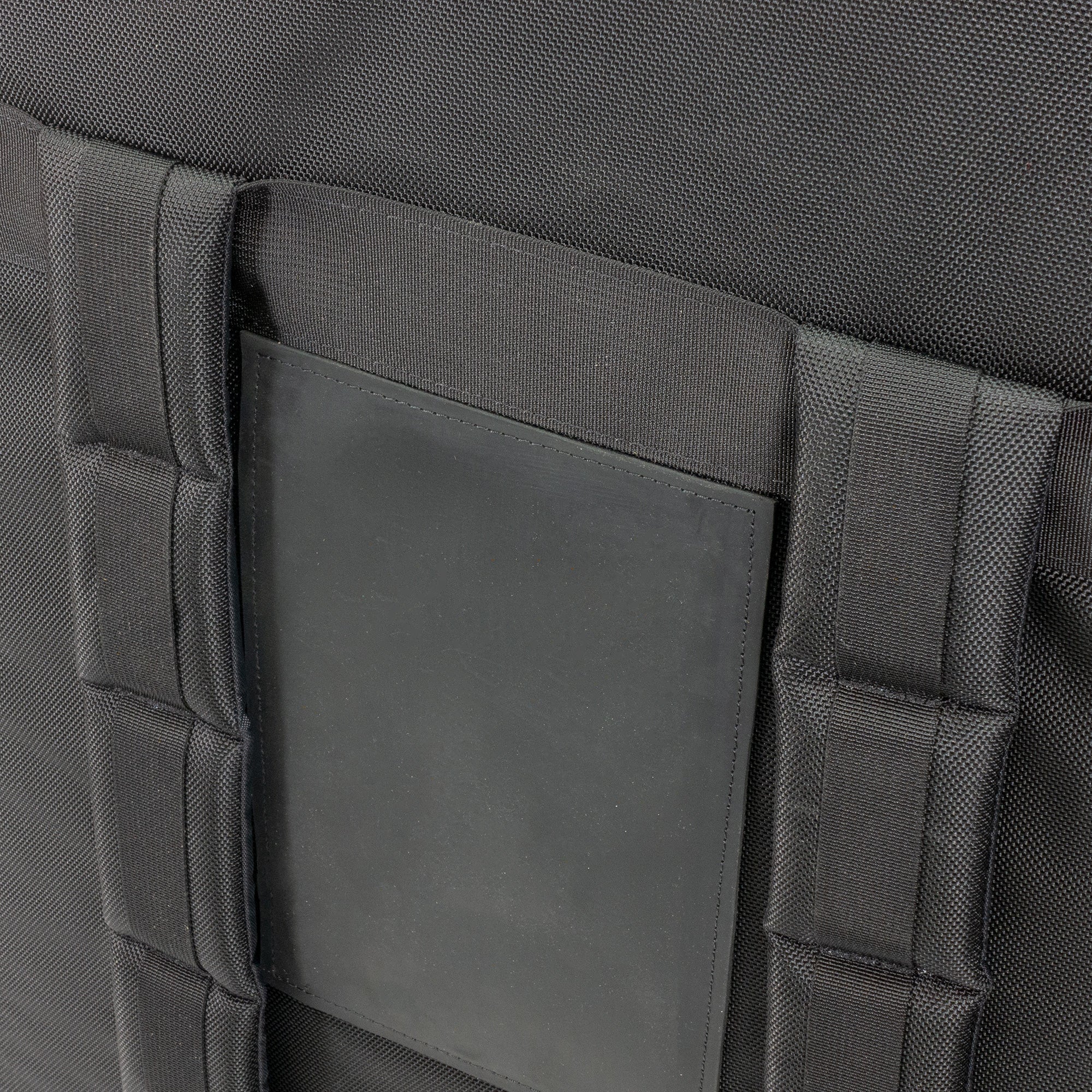 Orucase Airport Ninja Bike Travel Case - close up of wear pad and backpack straps