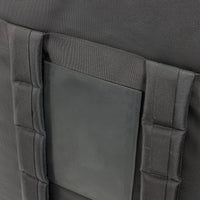 Orucase Airport Ninja Bike Travel Case - close up of wear pad and backpack straps